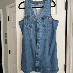 Frame Denim Light Wash Blue Denim Dress